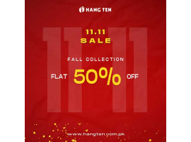 Hang Ten 11.11 Sale FLAT 50% OFF on Fall Collection